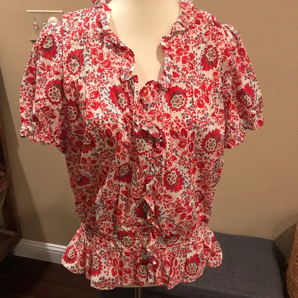 Ralph Lauren size XL  poet top ❤️